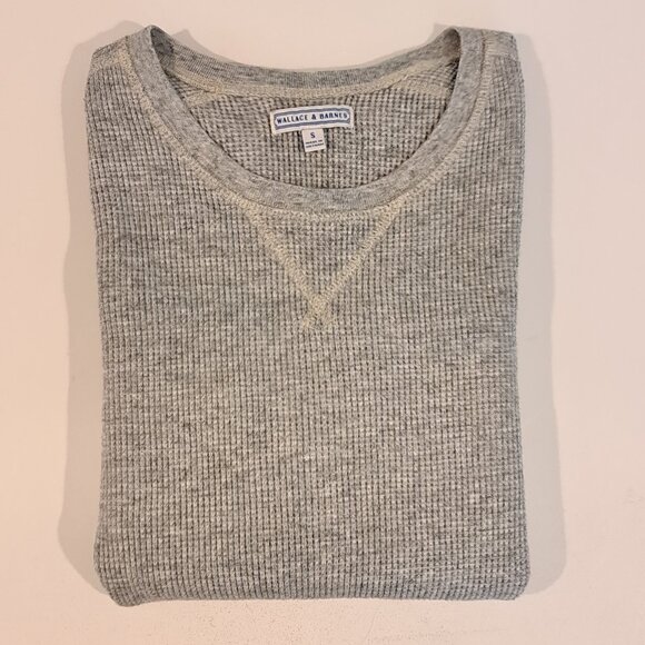 Wallace & Barnes Men's S Athletic Fit Long Sleeve Crewneck Thermal Style #F7054 - Picture 5 of 15